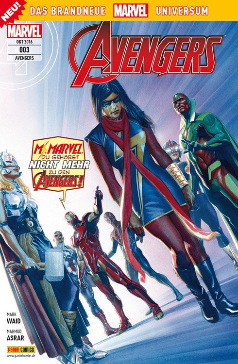 Avengers (2016) Ms. Marvel du gehörst nicht mehr zu den Avengers