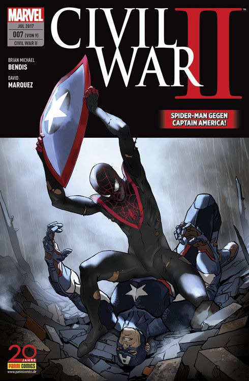 Civil War II Spider-Man gegen Captain America!