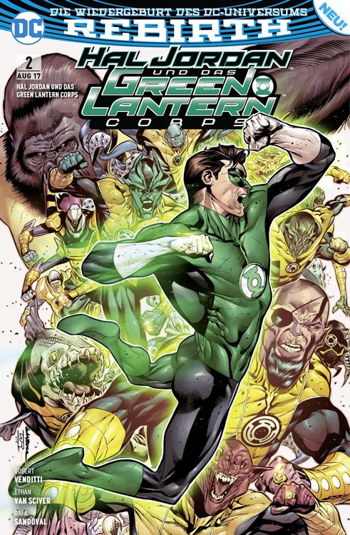 Hal Jordan und das Green Lantern Corps Folter