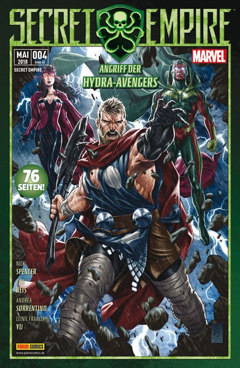 Secret Empire Angriff der Hydra-Avengers