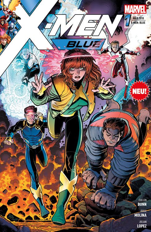 X-Men Blue Reise ins Blaue