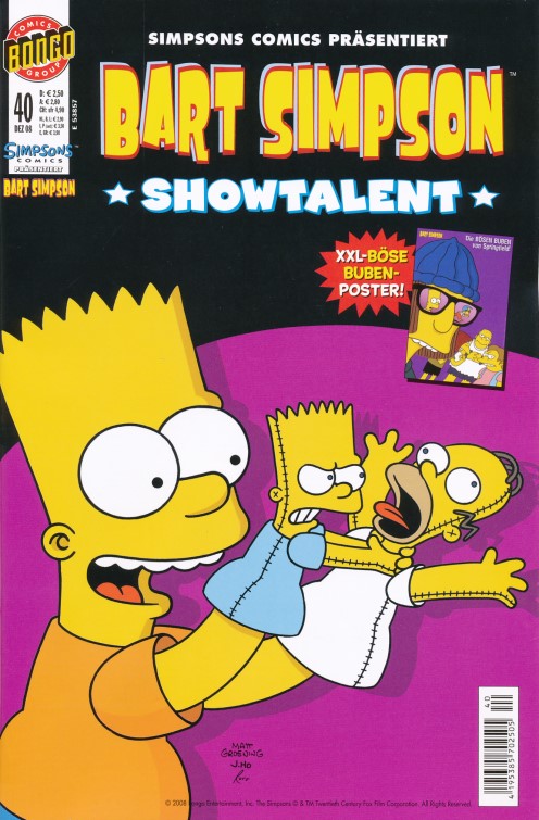 Bart Simpsons Showtalent