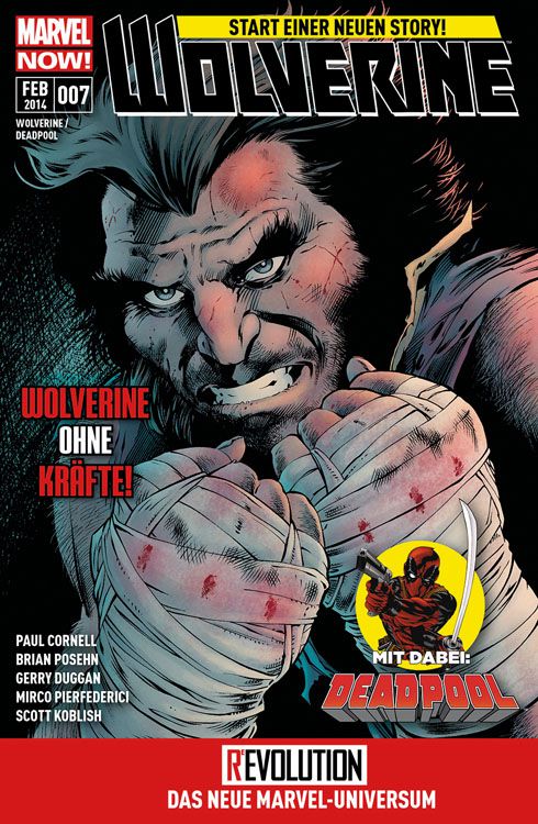Wolverine und Deadpool Wolverine ohne Kräfte