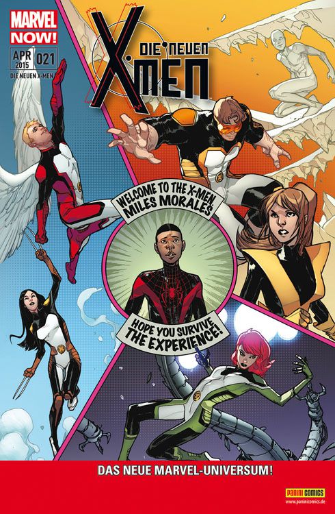 Die neuen X-Men Willkommen bei den X-Men Miles Morales. Wir hoffen, du überlebst das!